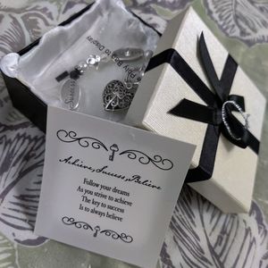 3)$20 Graduation gift bracelet congratulations achieve  believe new in gift box